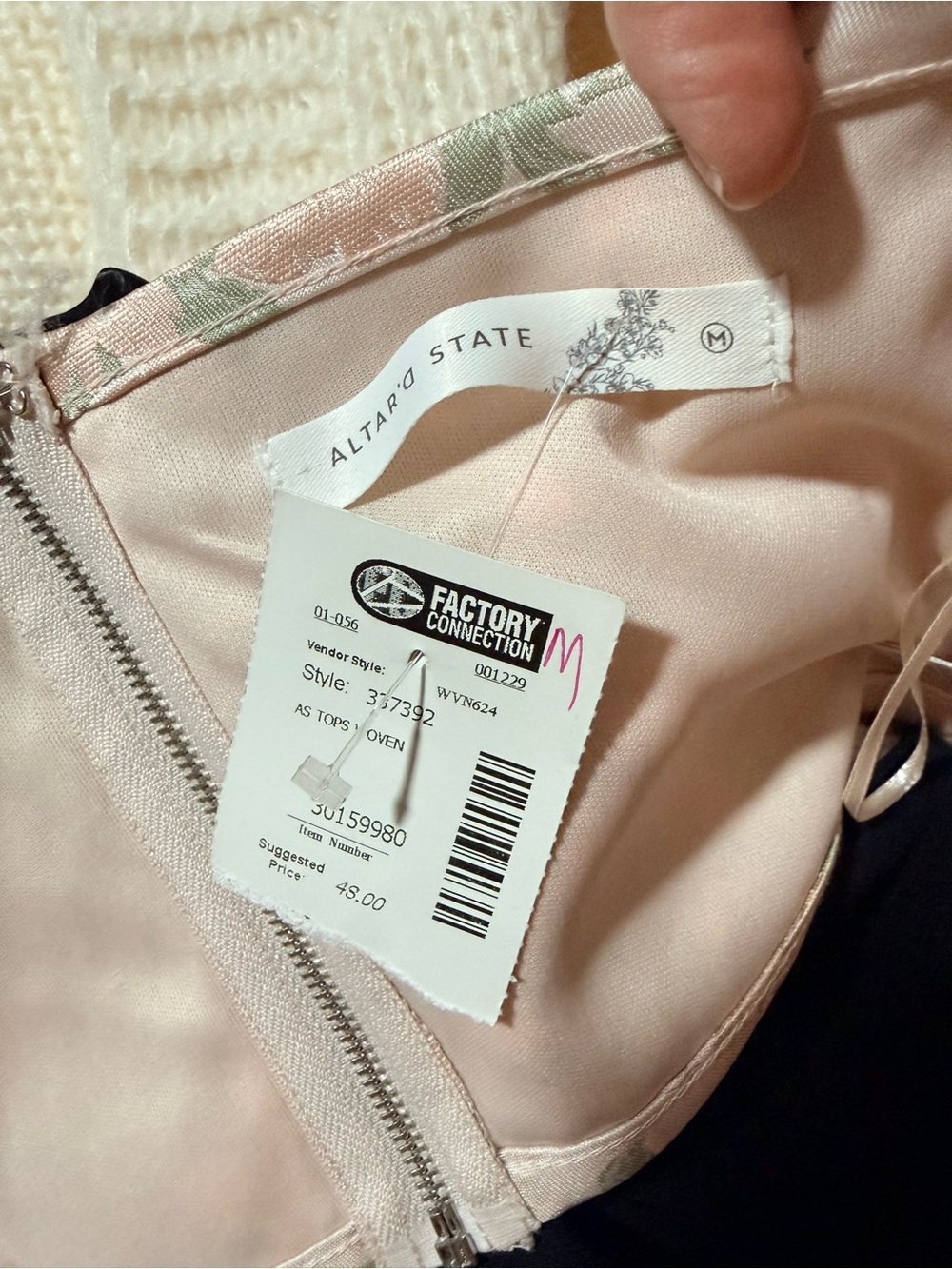 Alter’d State NWT Abbie Floral Corset Tube Top - Picture 5 of 5